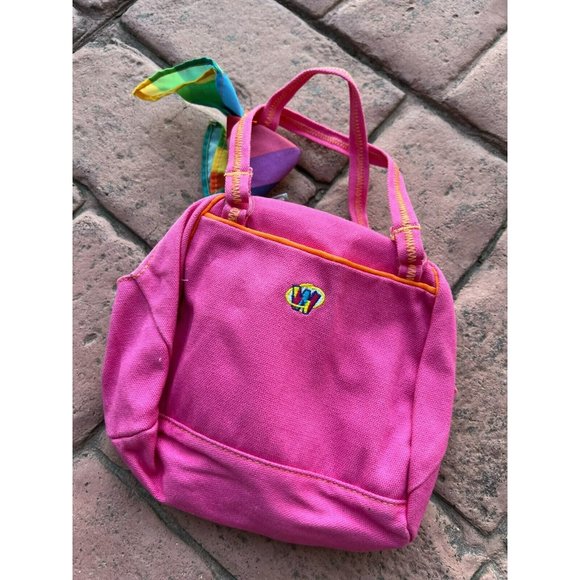 NWT Ganz Webkinz Plush Pet Carrier SEALED CODE Pink Rainbow Purse Tote Bag - Picture 2 of 8